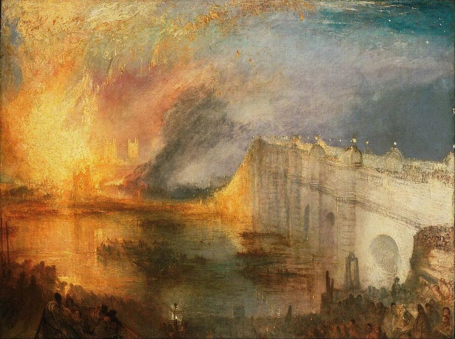 The Burning of the Houses of Lords and Commons, 16th October, 1834