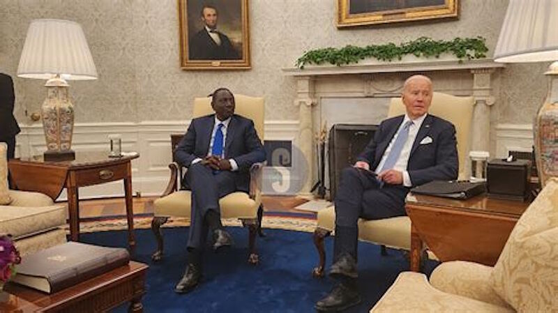 Click to enlarge William Ruto kenya biden white House