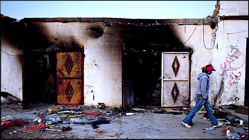 Click to enlarge Libyan rubble