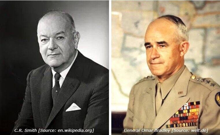 C.R Smith and General Omar Bradley