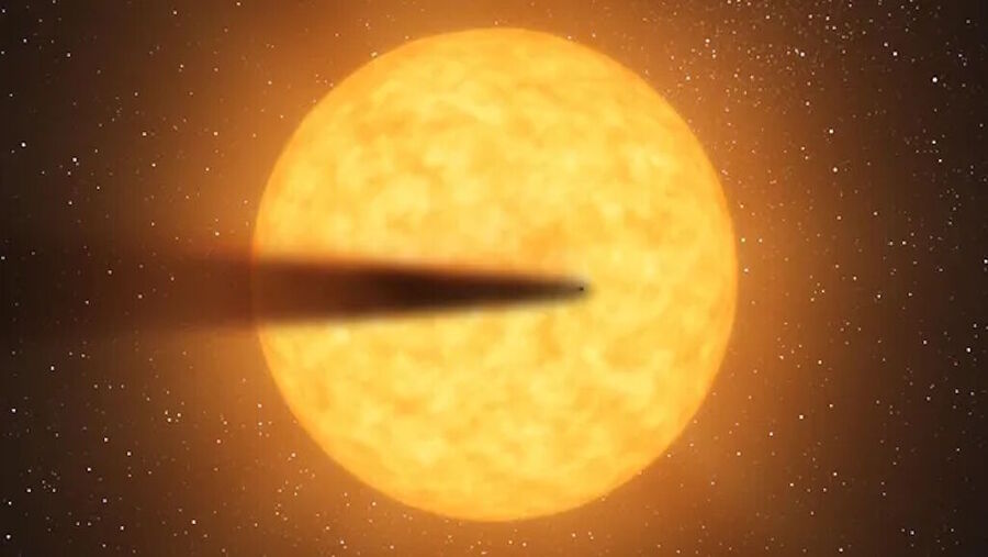 JWST spot disintegrating planeta