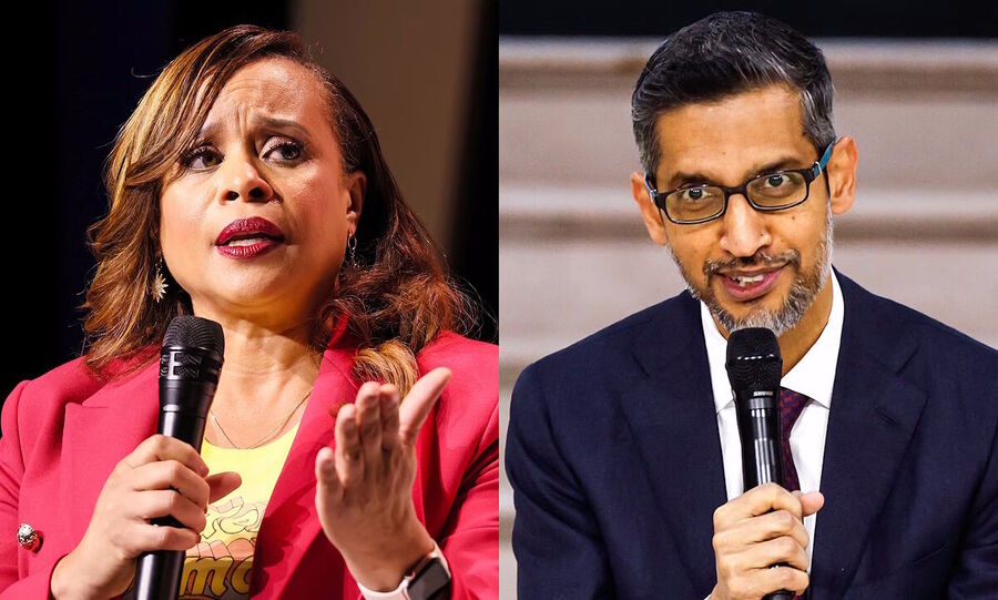 Click to enlarge Melonie Parker Sundar Pichai google dei