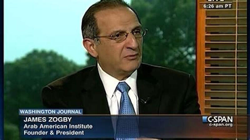 Click to enlarge Arab American Institute's Director James Zogby.