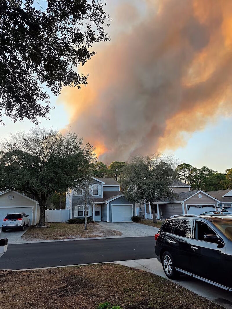 wildfire north south carolina