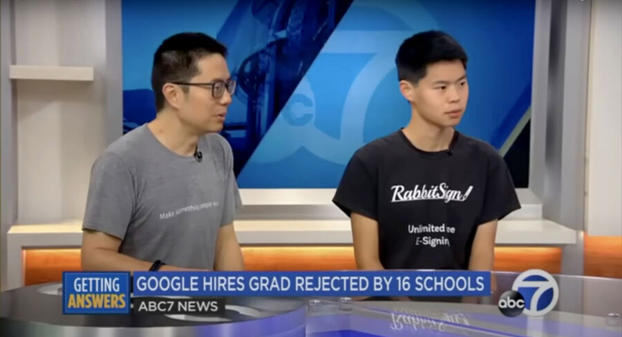 Click to enlarge Stanley Zhong genius college discrimination asians