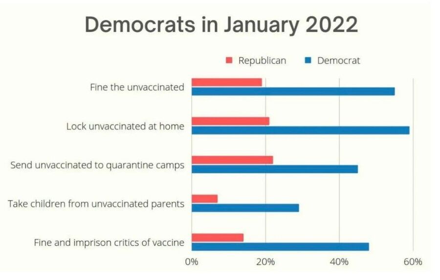 Democrats in January 2022