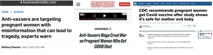 Pregnancy Propaganda Headlines