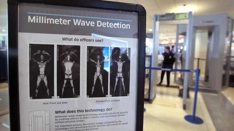 TSA screening machine