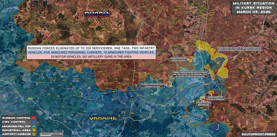 kursk map russia ukraine war