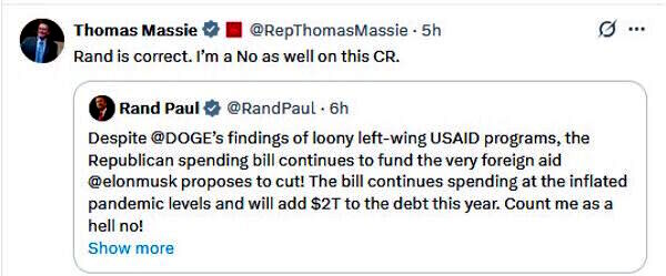 massie no vote congress cr