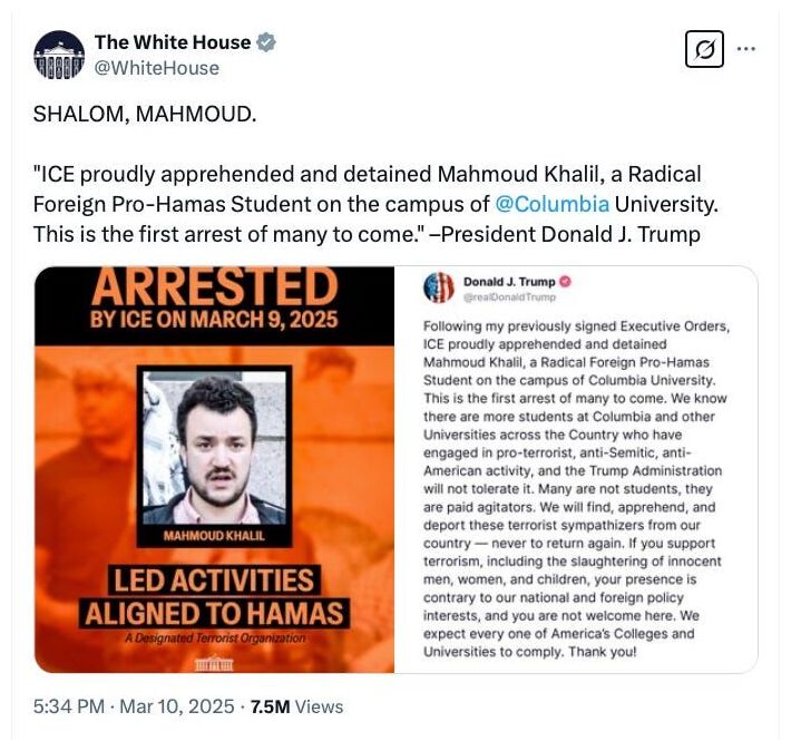 Post by Trump