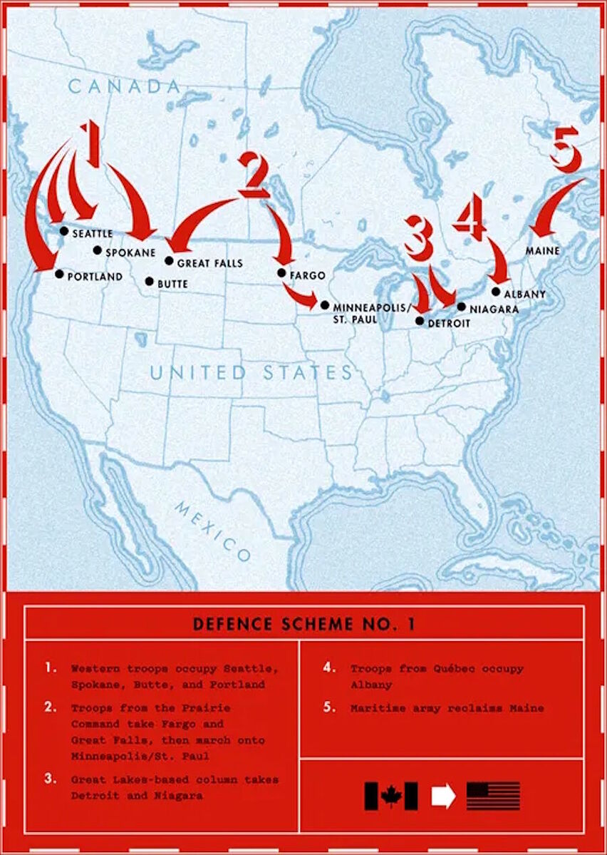 defese scheme one british plans invade US through canada