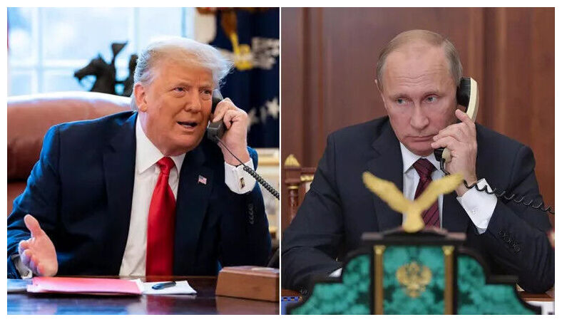 Trump and Putin on Phone