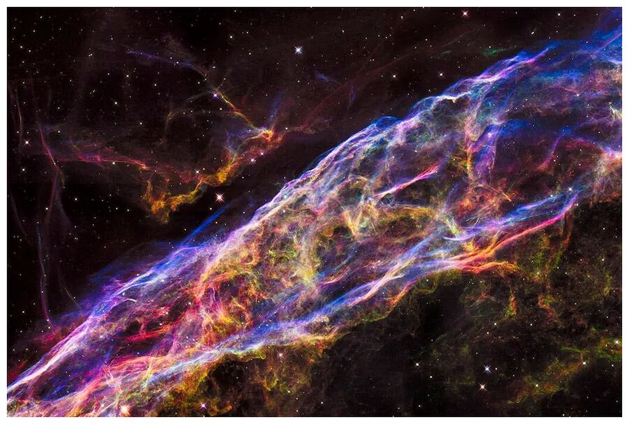 Click to enlarge The Veil Nebula Supernova Remnant.