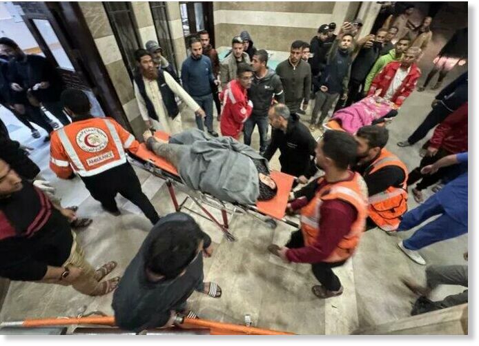israel air strikes palestine hospital