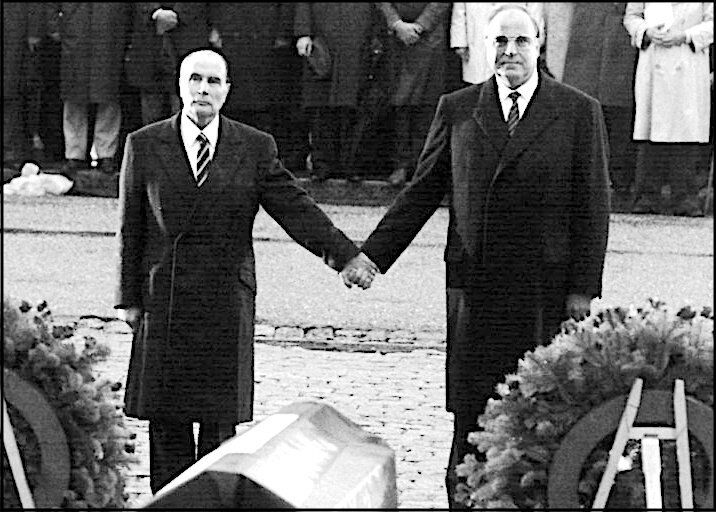 Click to enlarge Mitterrand Kohl