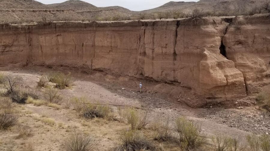 Click to enlarge San Esteban Rockshelter big bend texas