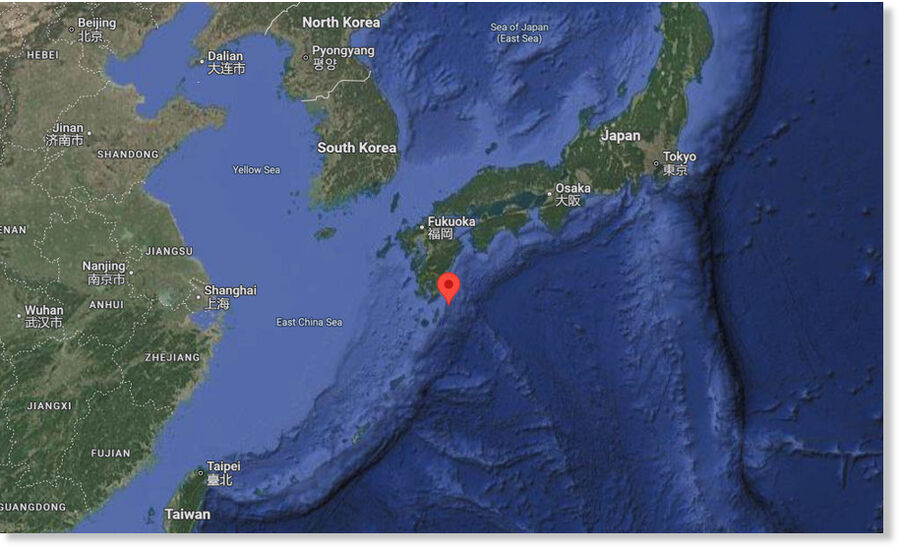 Epicenter of Wednesday's earthquake