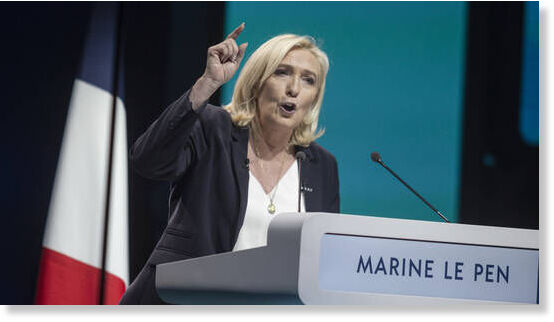 Click to enlarge Marine Le Pen