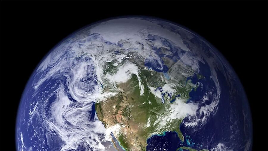 earthrise view space