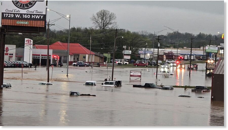 Flooding in West Plains, MO