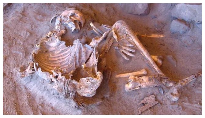 Click to enlarge Naturally mummified human remains