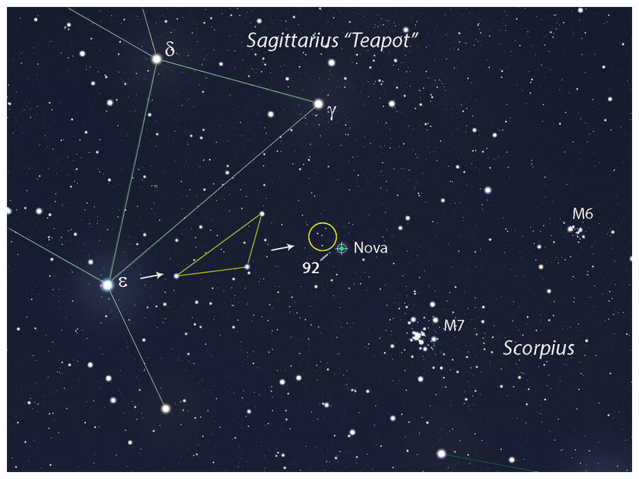 Click to enlarge New Nova in Teapot