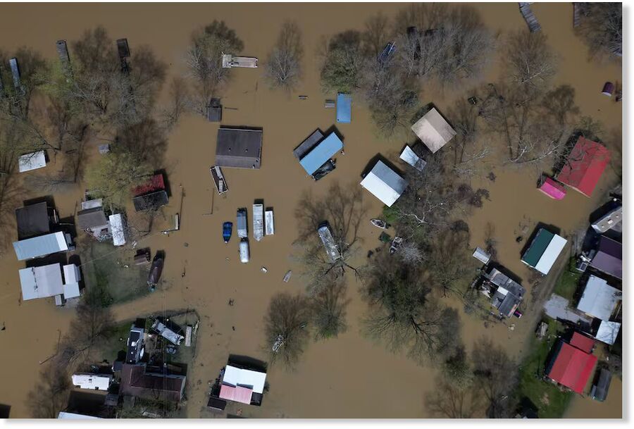 At least 16 people have died as relentless rain and severe thunderstorms have pummeled parts of the central U.S.