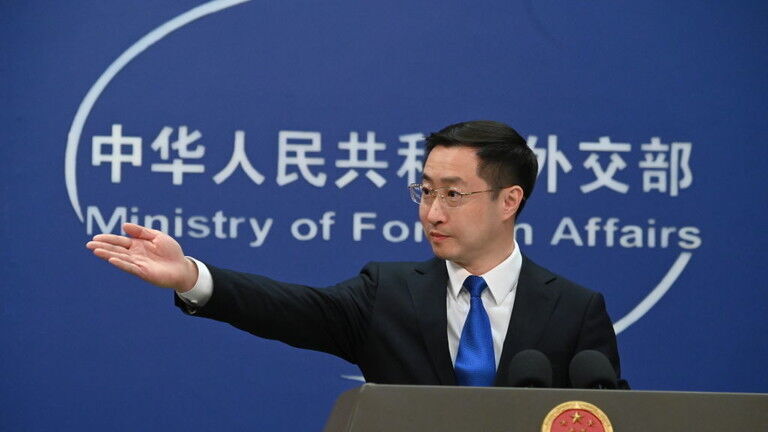 Click to enlarge Chinese Foreign Ministry spokesman Lin Jian.