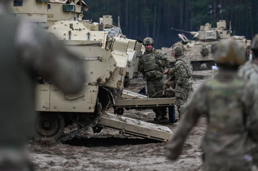 Click to enlarge U.S. Army 3rd Brigade, 1st Armored Division NATO
