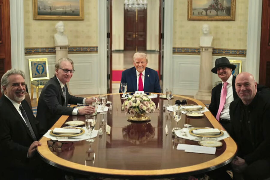 Click to enlarge bill maher trump meeting dinner