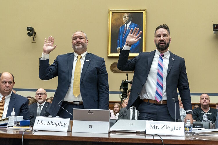 Click to enlarge Gary Shapley and Joseph Zieglerirs whistleblower hunter tax fraud