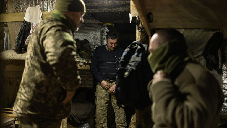 Click to enlarge FILE PHOTO: Ukrainian troops of the 117th Brigade of the Territorial Defence Forces Sumy Region, Ukriane, March 09, 2025.