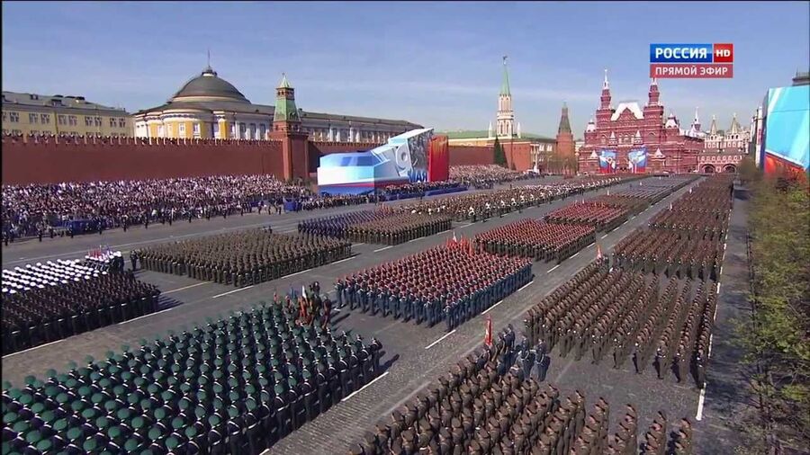 Victory parade in Moscow