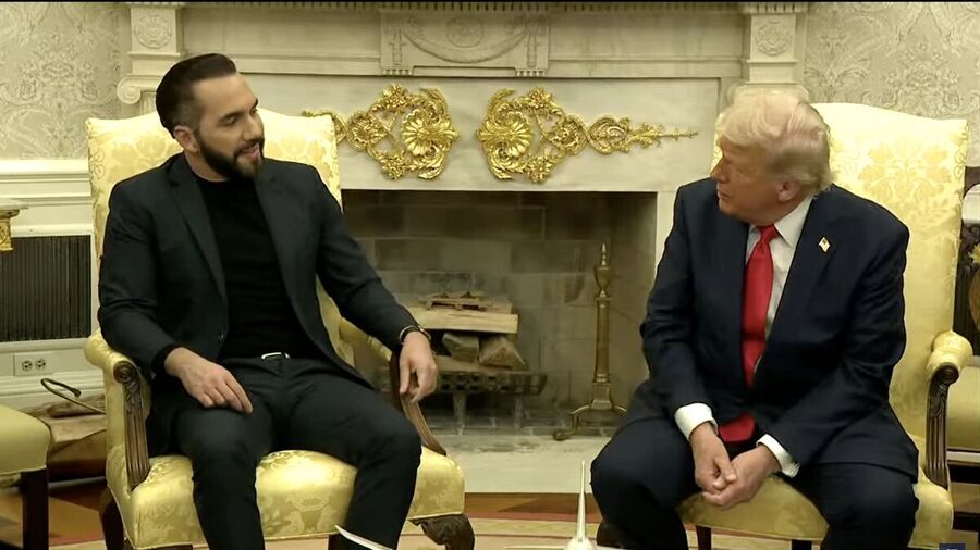 Click to enlarge trump el salvador Nayib Bukele oval office