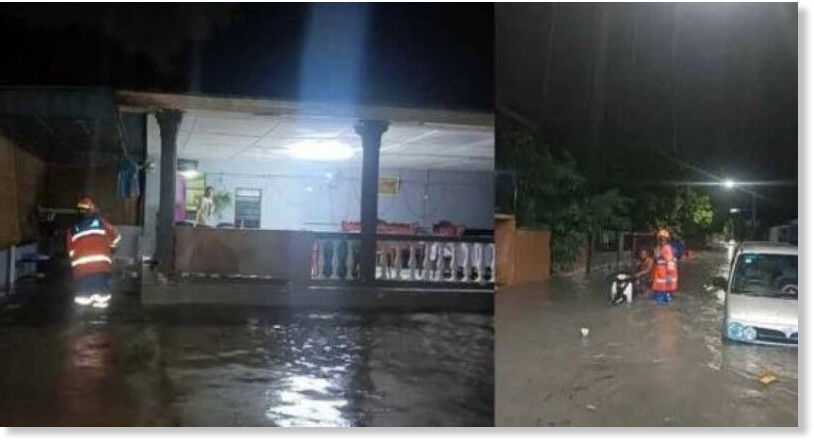 Among the worst-affected areas were Jalan P. Ramlee, Jalan Thean Teik, Kampung Masjid, Green Garden, and Taman Siakap, where water levels rose quickly – April 16, 2025