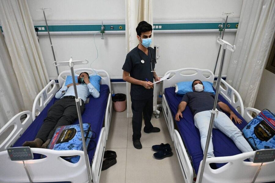 Click to enlarge iraq sandstorm health problems