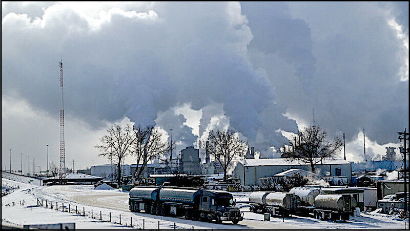 oil refinery
