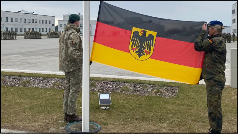 Click to enlarge German flag