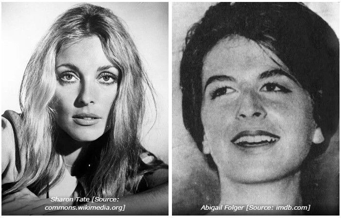 Sharon Tate (left) and Abigail Folger (right)