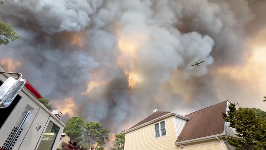 Click to enlarge new jersey wildfires
