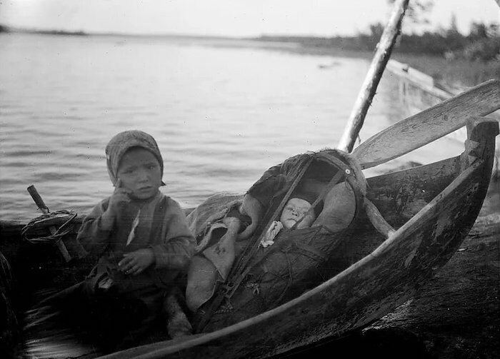 Click to enlarge sami reindeer herding children