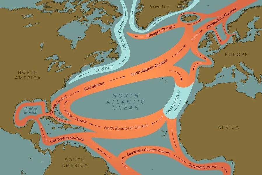 Click to enlarge amoc thermohaline circulation gulf stream