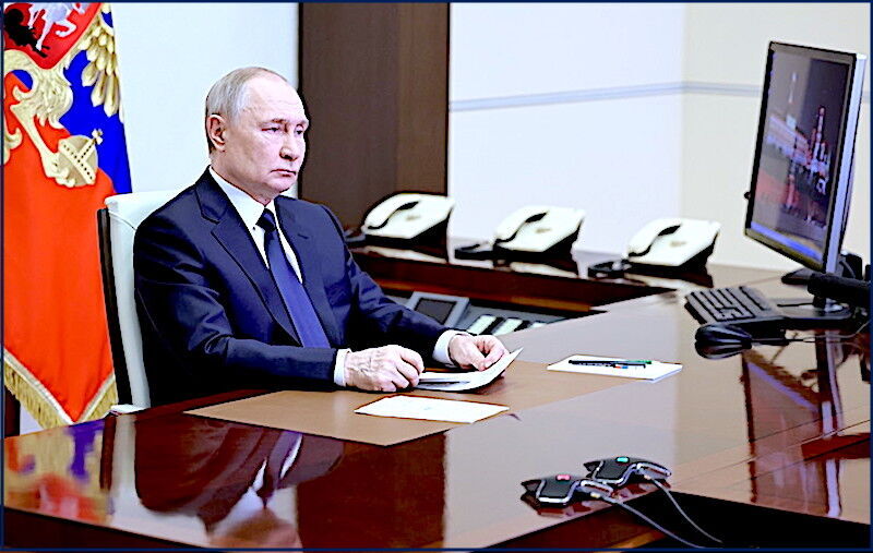 Putin at desk