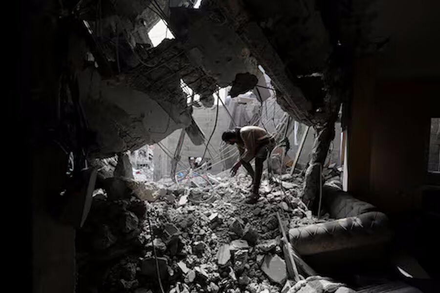 Click to enlarge gaza city idf bomb destruction house
