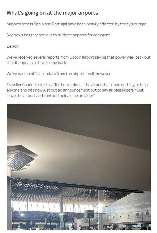 Airport Blackouts