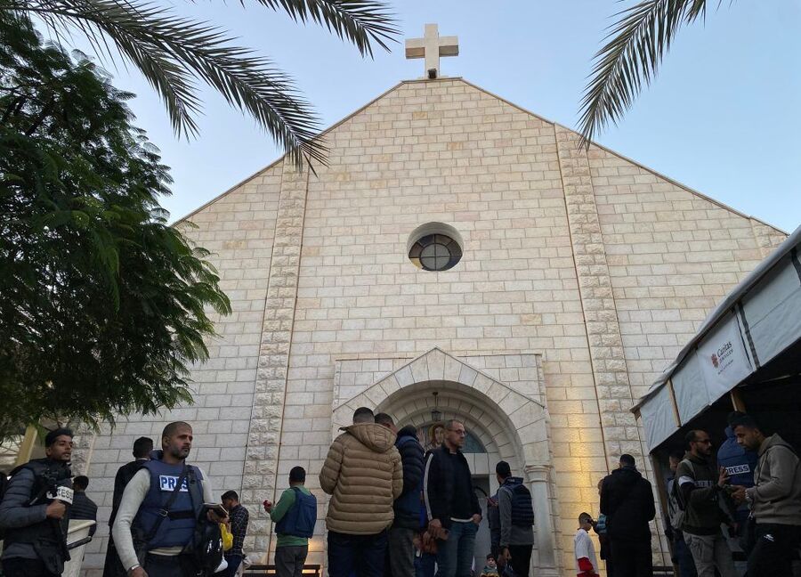 holy family church gaza city