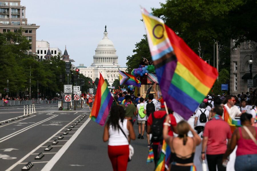 Click to enlarge pride parade LGBTQ+ washington