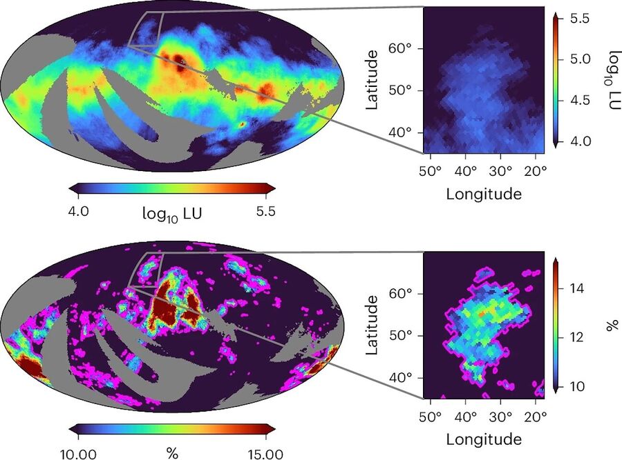 Click to enlarge eos molecular cloud local group no carbon monoxide