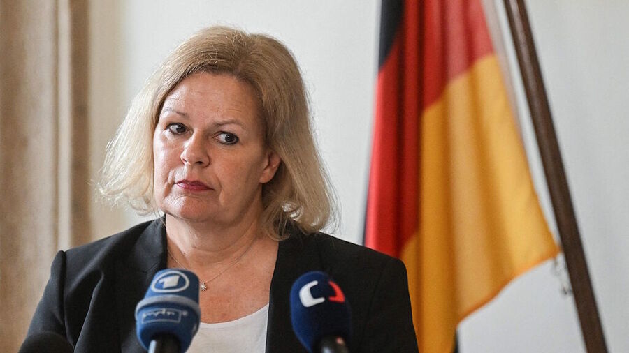 German Interior Minister Nancy Faeser